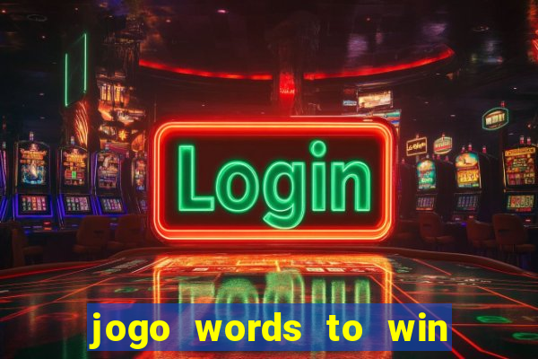 jogo words to win paga mesmo